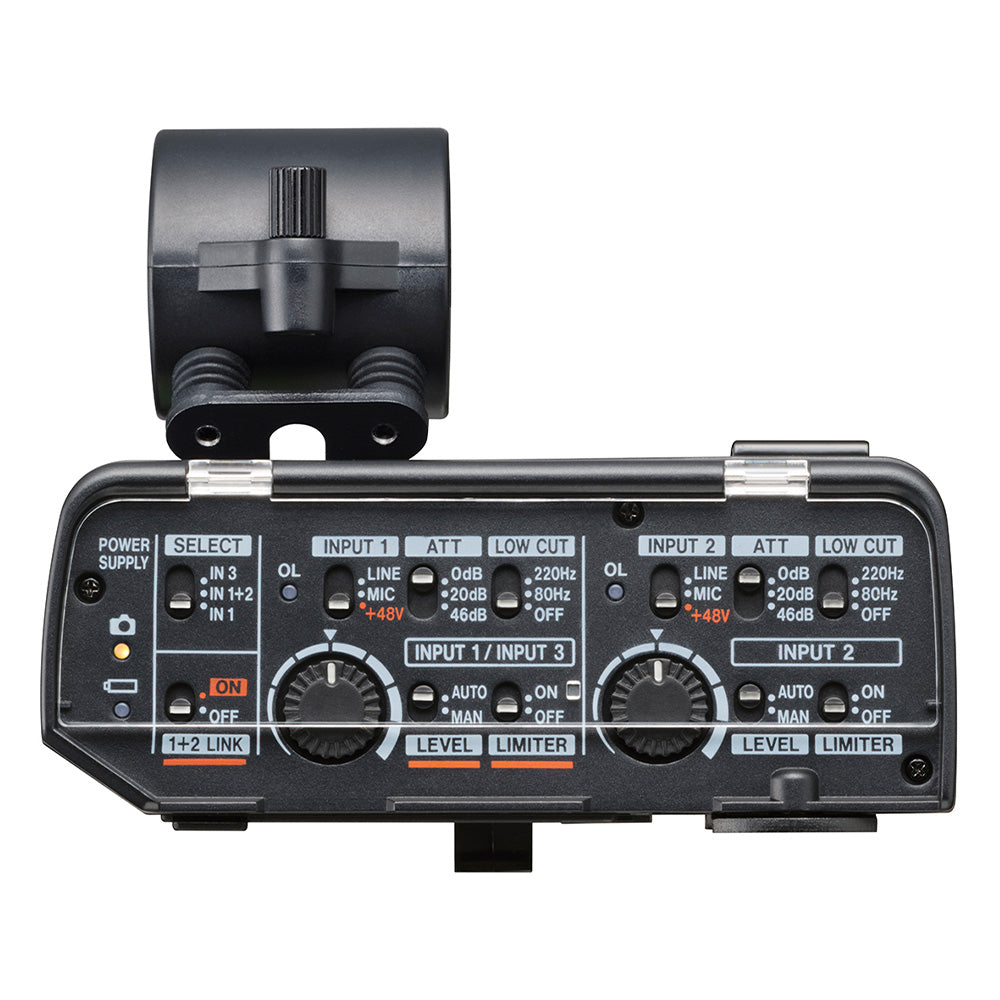 Tascam CA-XLR2D-F - CA-XLR2d XLR Microphone Adapter for Mirrorless Cameras (FujiFilm)