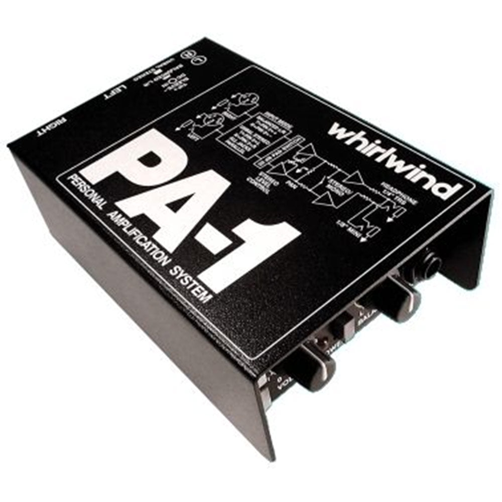 Whirlwind PA-1 Battery Operated Personal Headphone Monitor with Mono Switch