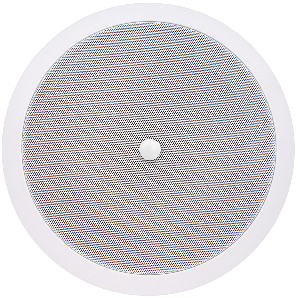 Speco SPG66TC 6" Dual Paper Cone Modern Grille Ceiling Speaker with Transformer & Volume Control