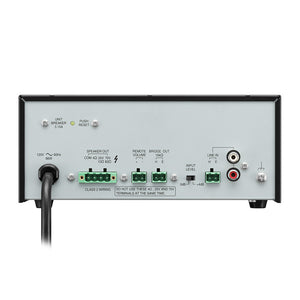 TOA BA-260 - 60-Watt 4-Ohm/25/70V Mono Power Amplifier with Stereo Line Input