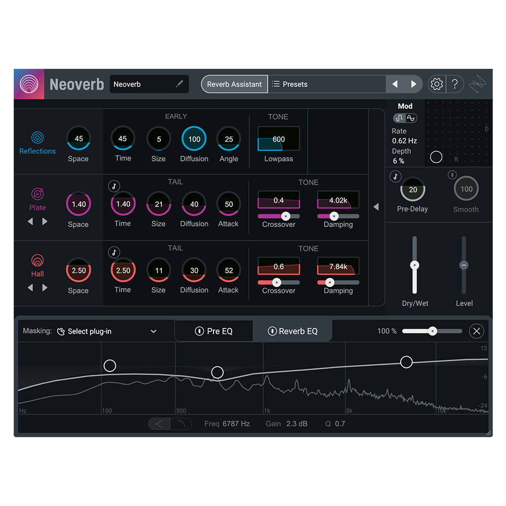 iZotope Neoverb - Intelligent Reverb Plugin (VST/AU/AAX)