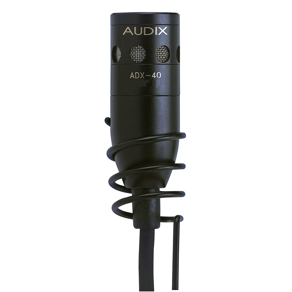 Audix ADX-40HC Miniature Hanging Choir Microphone - includes Hanger, APS-910 Adapter; Hypercardioid