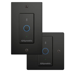 Symetrix xIO Bluetooth - Single Gang Bluetooth to Dante Interface (Black / Euro Gang)