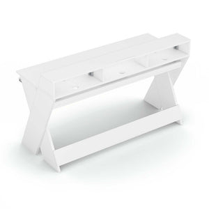 Glorious Sound Desk Pro - Production or Editing Studio Desk (White)