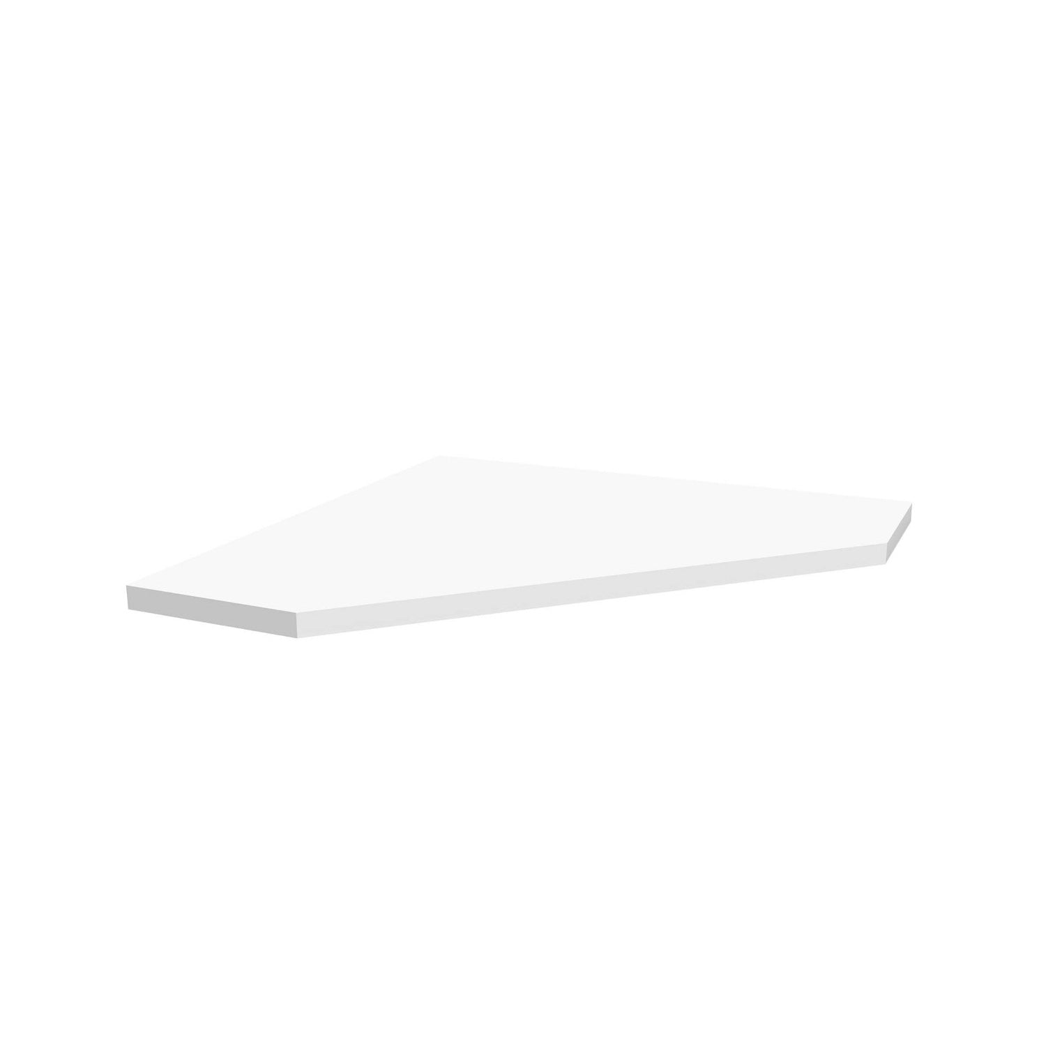 Glorious Modular Side Rack Adapter - Desk Plate for Sound Desk or Workbench Series (White)