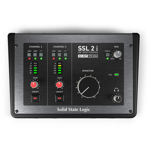 SSL SSL 2 MkII - 2-Input 2-Output USB Audio Interface with SSL Preamps and 4K Processing