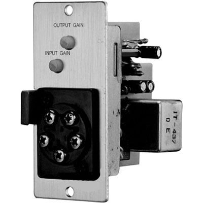 TOA T-02S Line Input Module for Music-On-Hold - Unbalanced 220K ohm Input