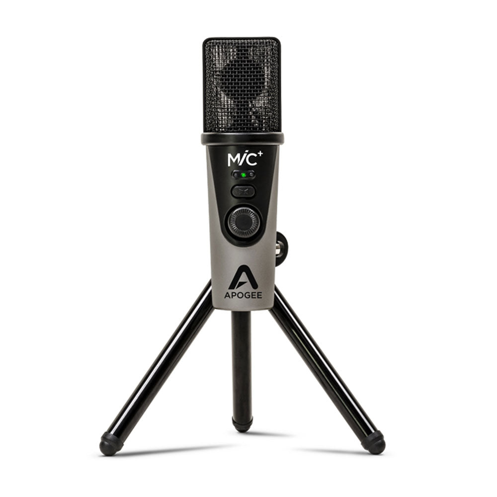 Apogee MiC Plus - USB or iOS Condenser Microphone with Headphone Out