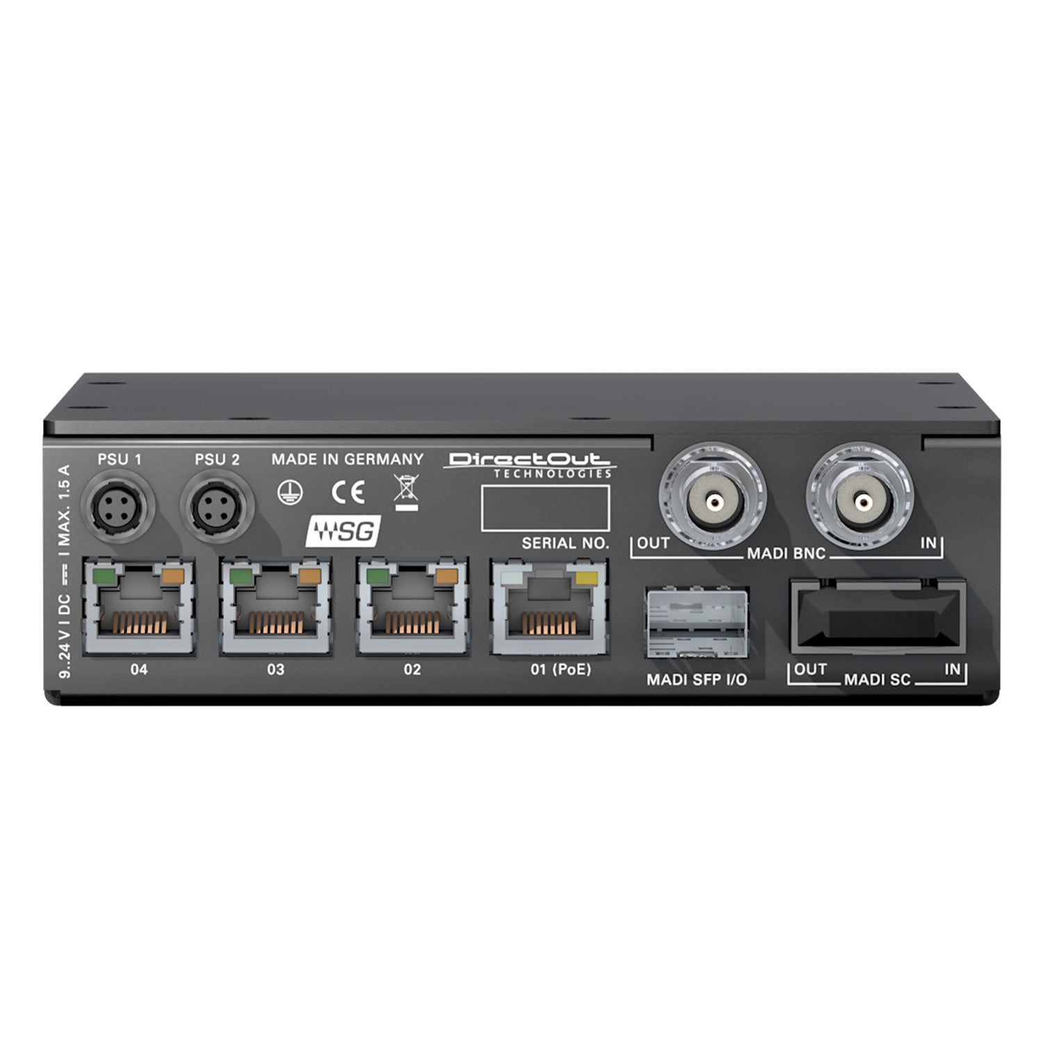 DirectOut EXBOX.SG Rev 2 - 128-Channel SoundGrid to MADI Interface
