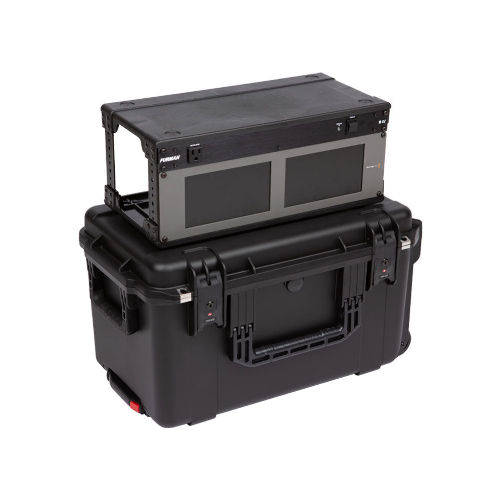 SKB 3i-2213M124U - 4-Space iSeries Injection Molded Shallow Fly Rack (9 Inch Depth)