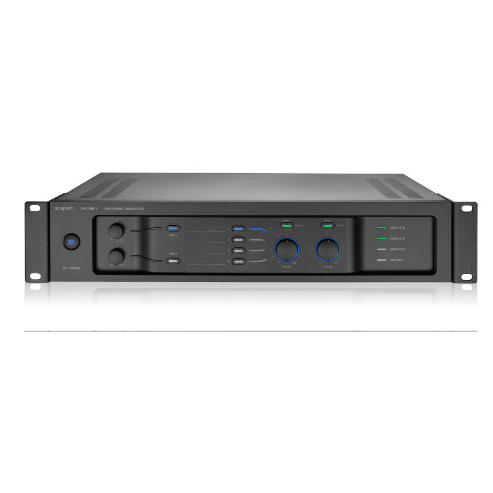 Biamp PRE-ZONE1 Stereo Preamp/2-Zone Mixer