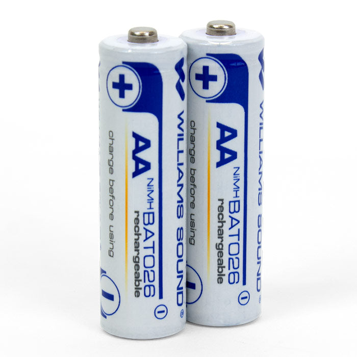 Williams AV BAT 026-2 Two (2) 1.2-Volt AA Rechargeable NiMH Batteries