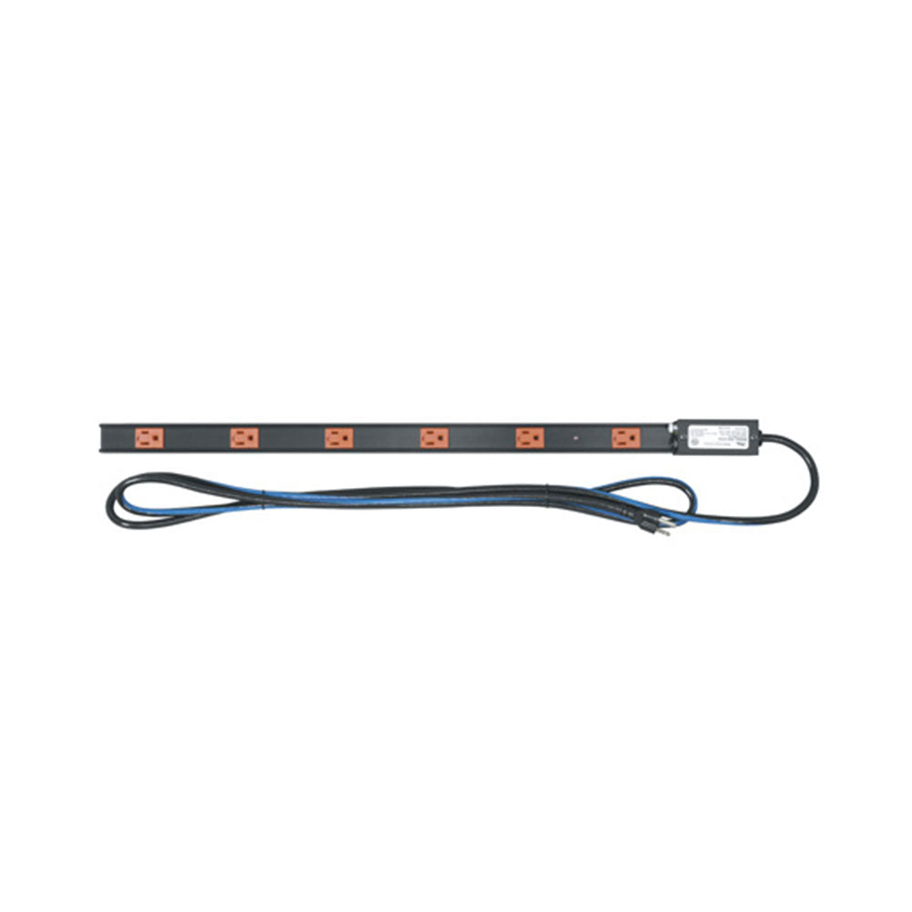Middle Atlantic PDT-615C Six-Outlet Power Strip with Basic Surge Protection