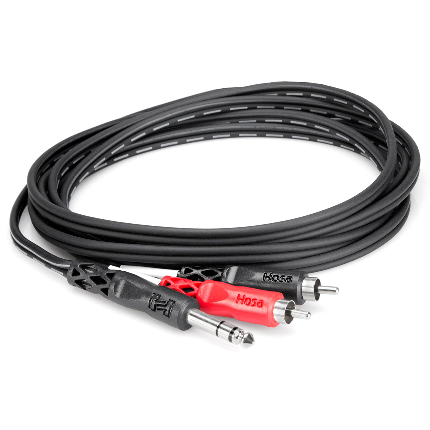 Hosa TRS-204 1/4" TRS to Dual RCA Insert Cable - 13.2 ft (4m)