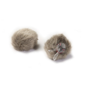 DPA Microphones AIR1-GRAY-S - AIR1 Universal Miniature Fur Windscreen (Gray / Small / Pair)