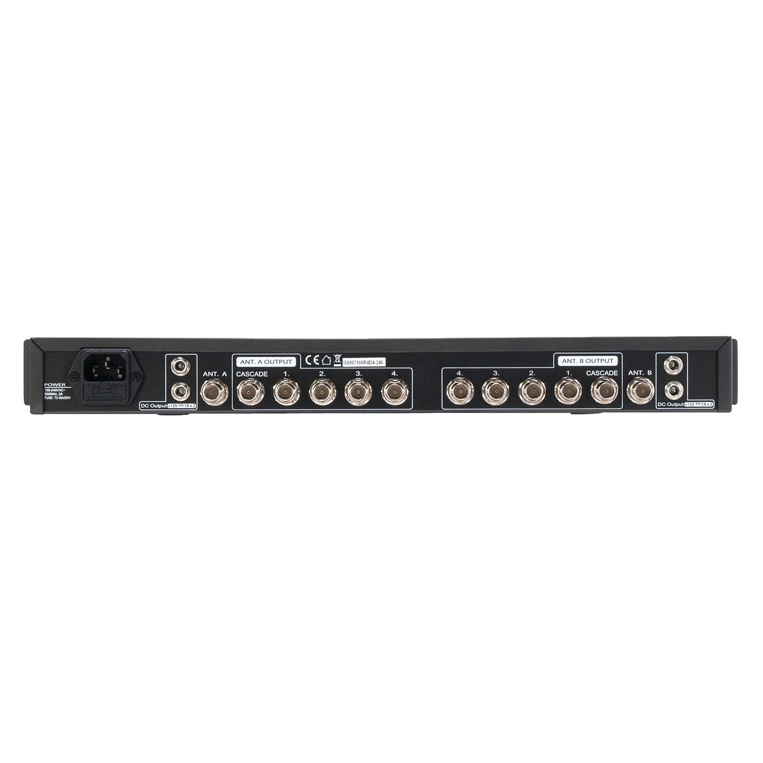 RF Venue DISTRO4 Four-Channel UHF Antenna Distribution Amplifier