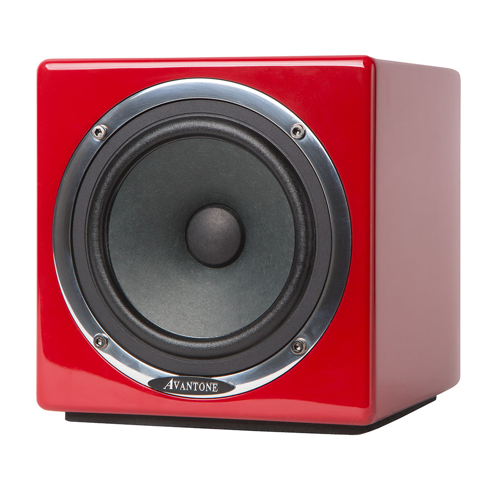 Avantone MixCube 10th Anniversary Full-Range Mini Reference Monitor (Red / Active) - Single