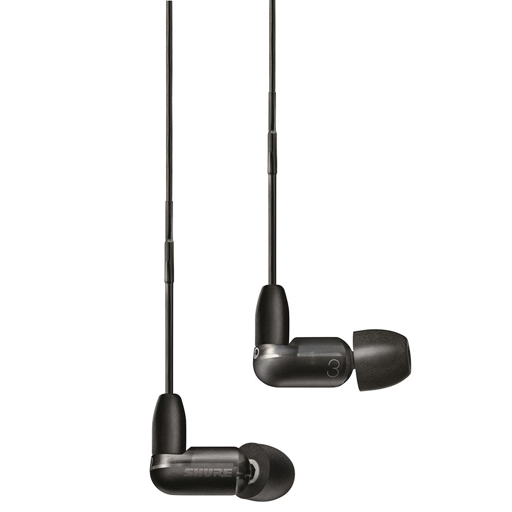 Shure SE31BA AIONIC 3 Sound Isolating Earphones with Universal Cable (Black)