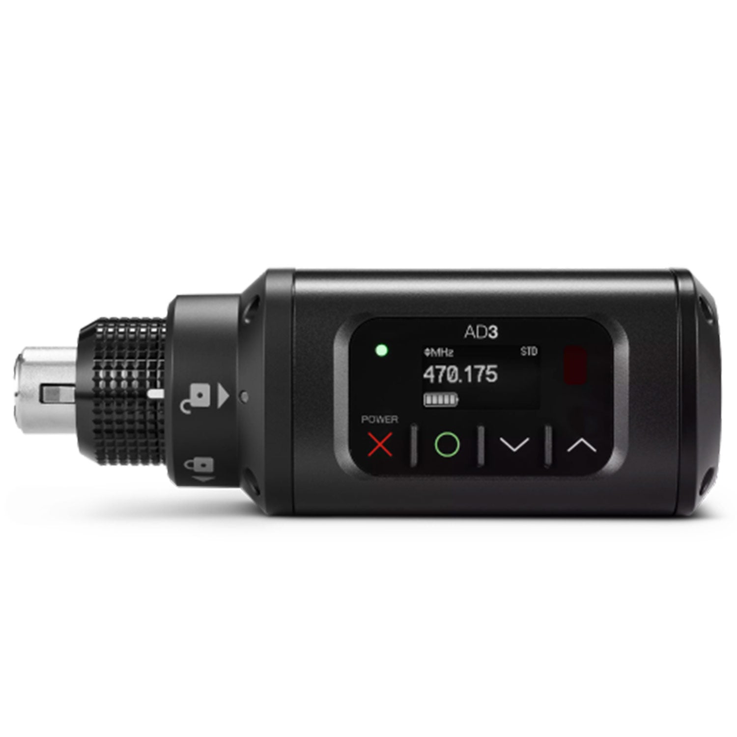 Shure AD3 Axient Digital Plug-On Wireless Transmitter (K54 Band / 606-663 MHz)