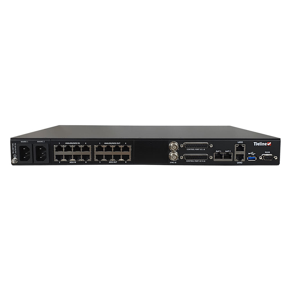 Tieline TLR6200-8W Gateway Series 8-Channel High-Density IP Codec with WheatNet