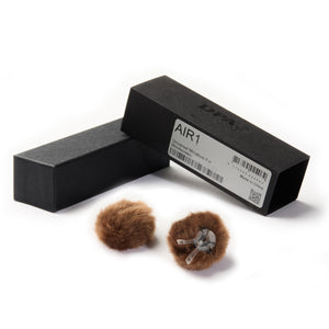 DPA Microphones AIR1-BROWN-L - AIR1 Universal Miniature Fur Windscreen (Brown / Large / Pair)