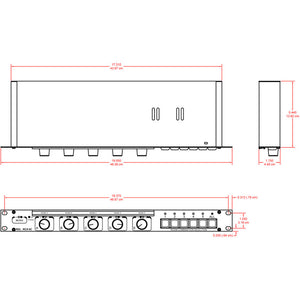 RDL RCX-5C Room Combining System Controller