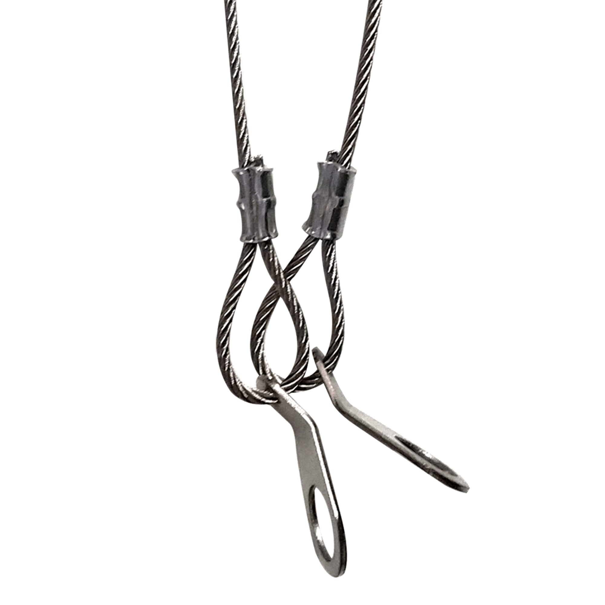 Adaptive Technologies SC-012 - Safeties Series Wire Rope Safety Cable (12" / Silver)