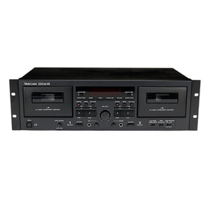 Tascam 202 MKVII Double Cassette Deck with USB Port