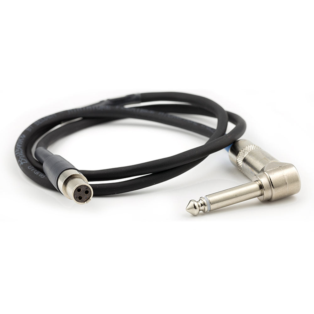 Lectrosonics MC51 - Line Level TA3F to 1/4 Right Angle Adaptor Cable (18 Inch)