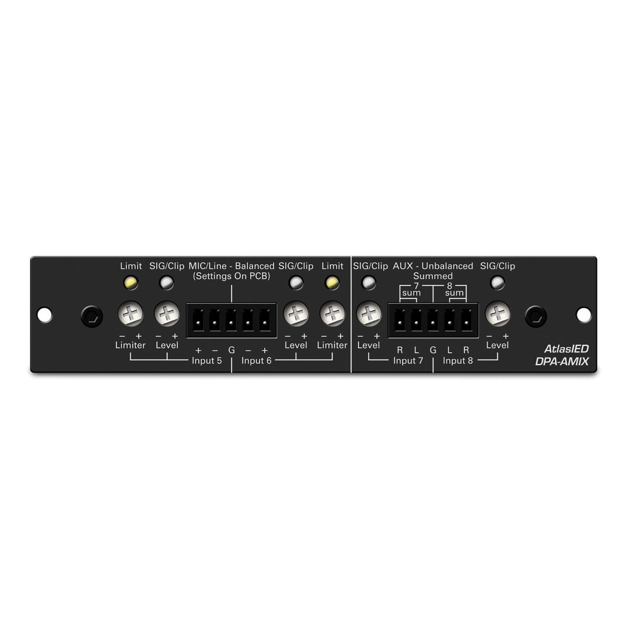 AtlasIED DPA-AMIX - Analog Mixer Card for DPA Series Amplifiers