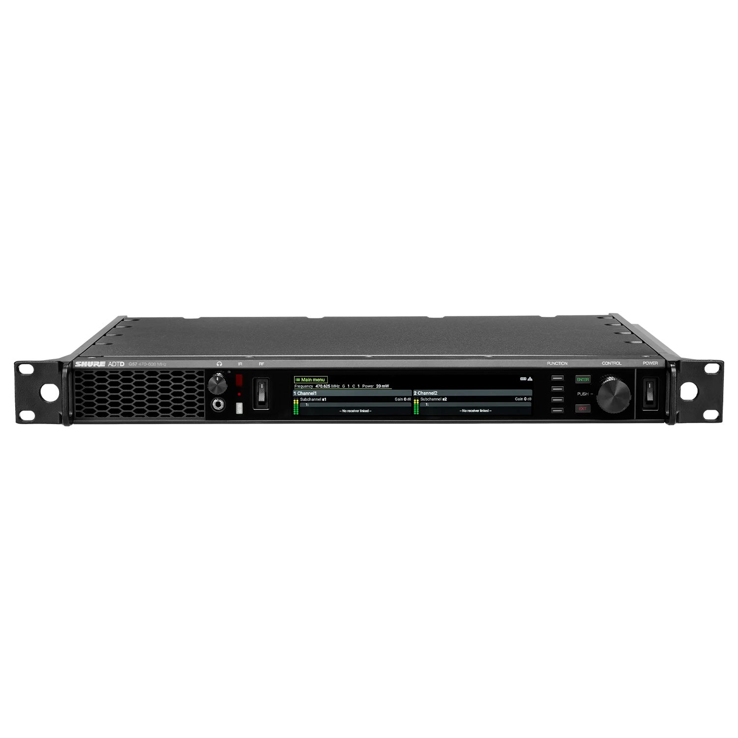 Shure ADTD-US - Axient Digital PSM Dual-Channel Wireless IEM Transmitter (K54 Band / 606-663 MHz)