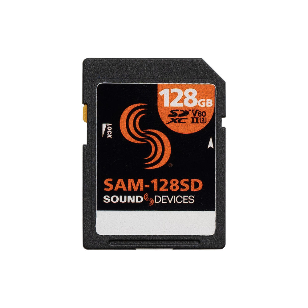 Sound Devices SAM-128SD - 128GB SDXC Card for Portable Recorders
