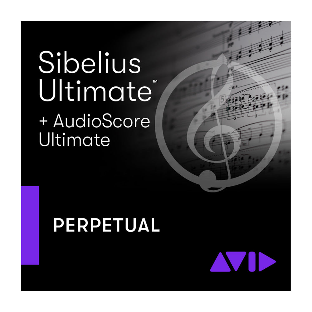 Avid Sibelius Ultimate - Notation Software (Perpetual License with AudioScore Ultimate)