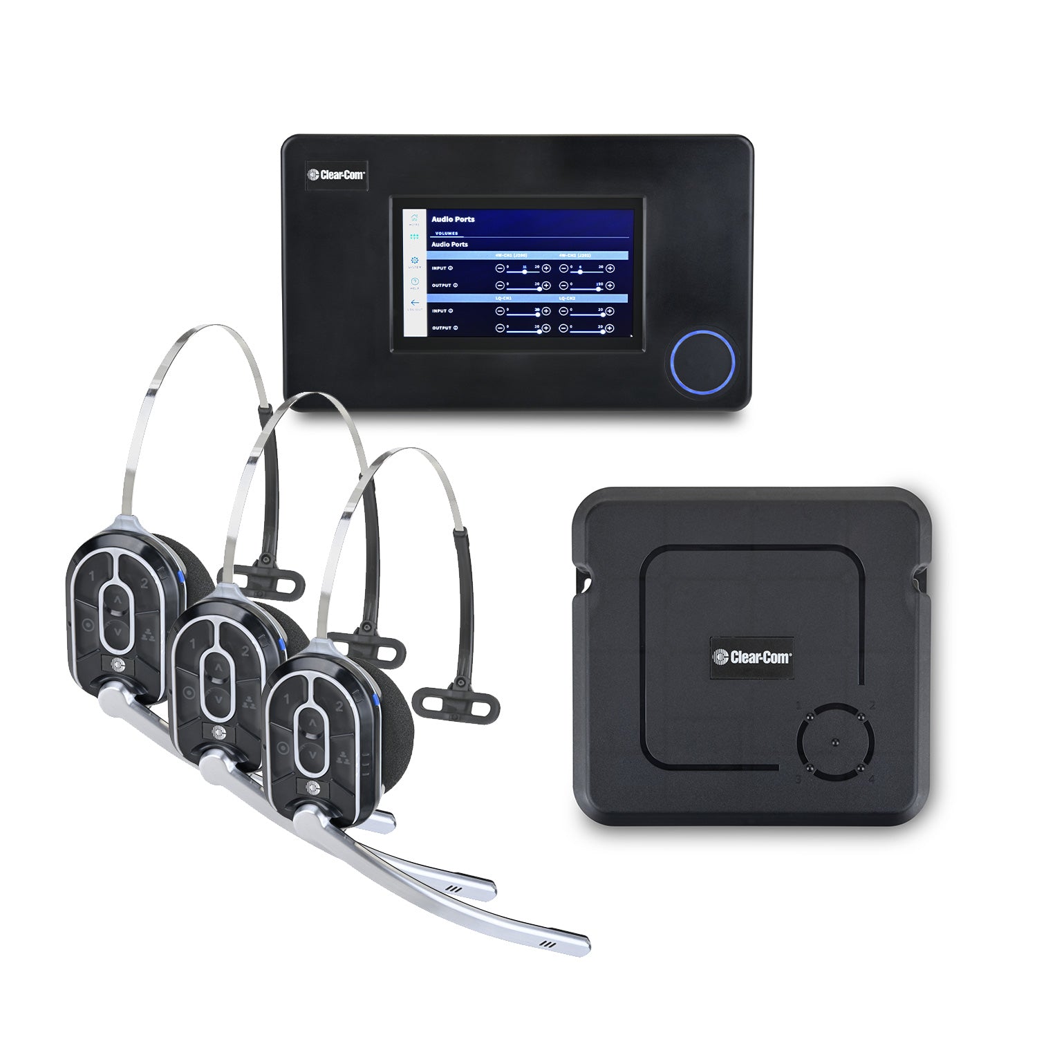 Clear-Com EQP-3UP-US - EQUIP Series Intercom System (3 Users)