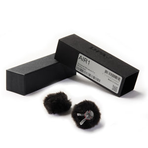 DPA Microphones AIR1-BLACK-S - AIR1 Universal Miniature Fur Windscreen (Black / Small / Pair)