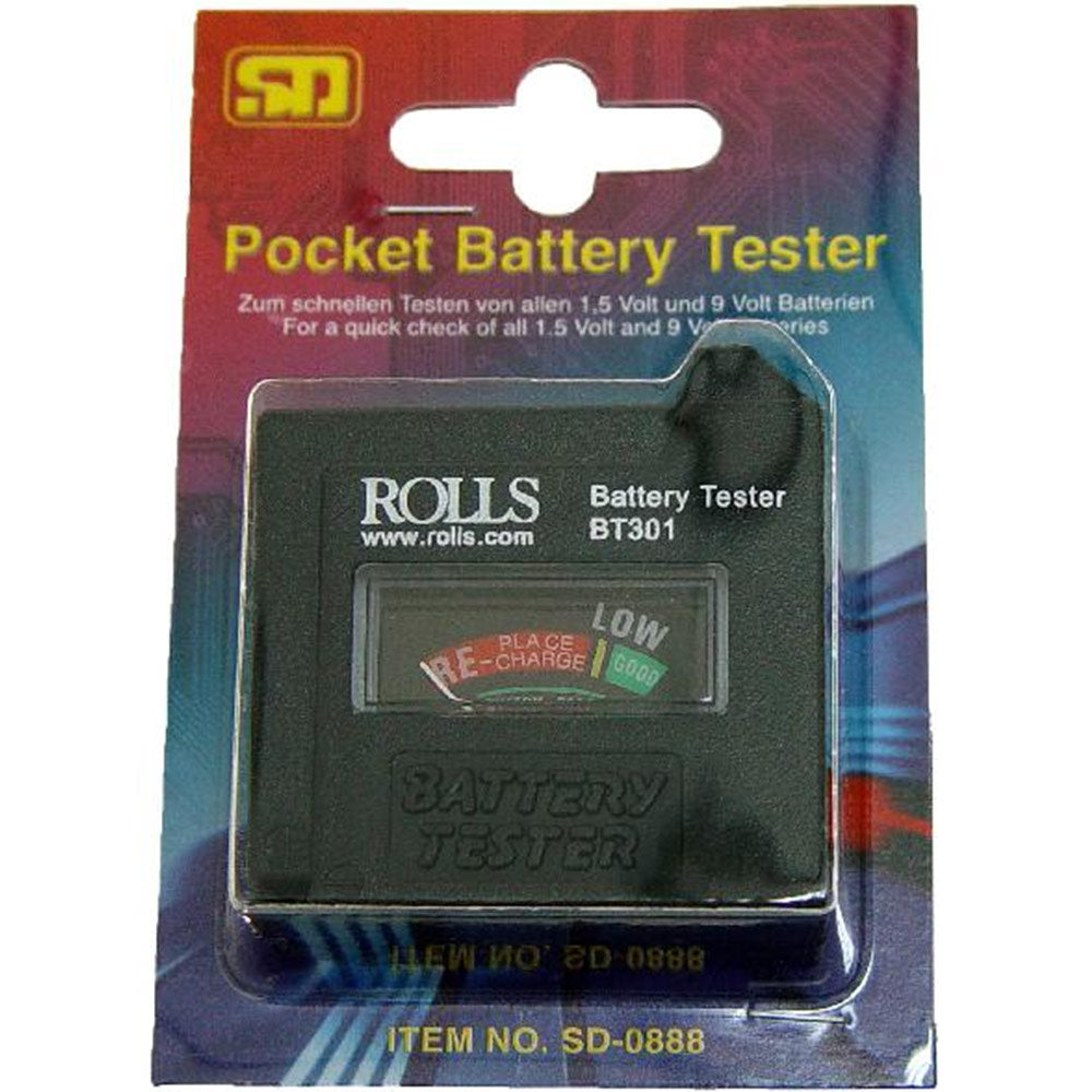 Rolls BT301 Pocket Battery Tester