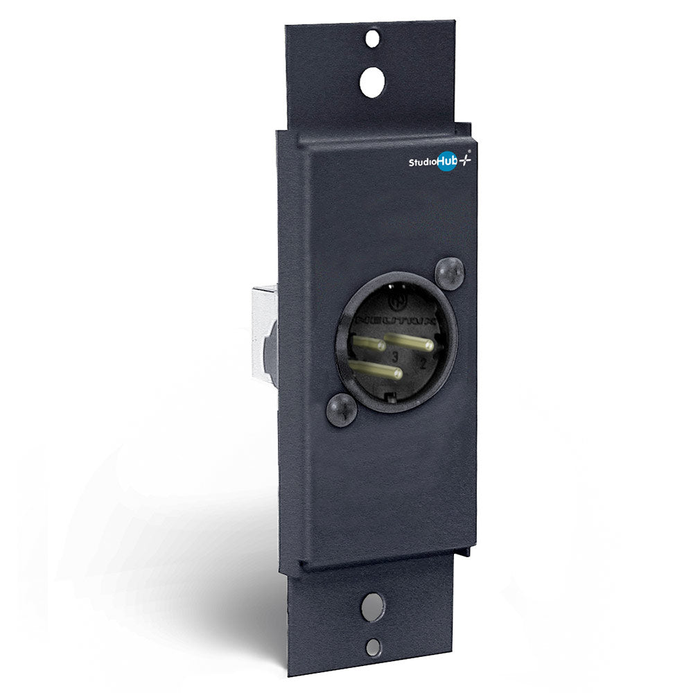 StudioHub SH-1XLRM Single XLR (Male) Adpater Panel