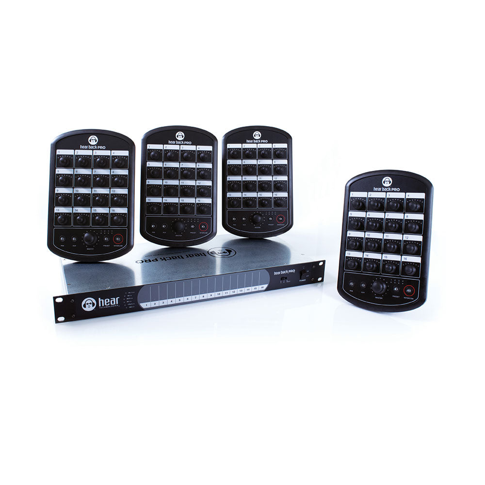 Hear Technologies Hear Back Pro Four Pack - Personal Monitor System (Waves SoundGrid Input)
