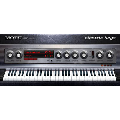 MOTU Electric Keys - Vintage Keys Virtual Software Instrument