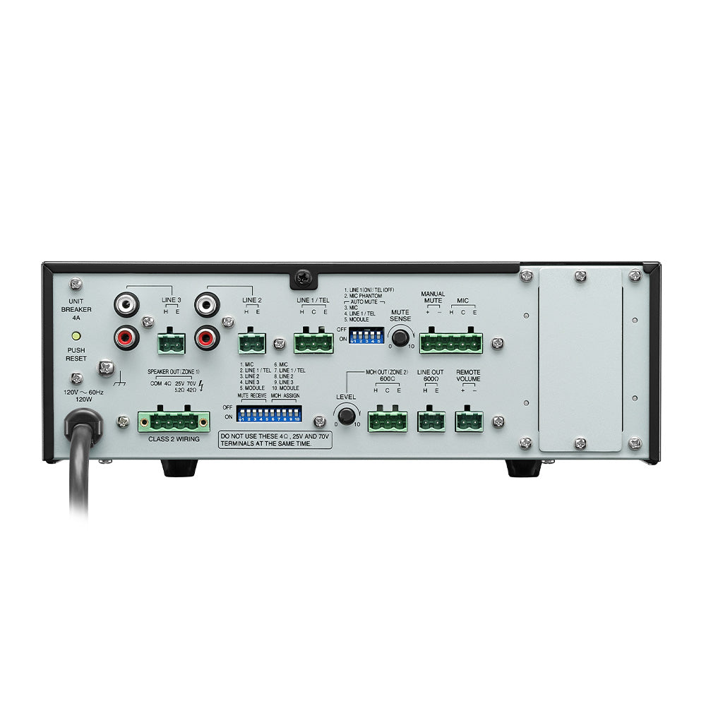TOA BG-2060 - 5-Channel 60-Watt Mixer Amplifier