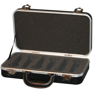 Gator GM-6-PE ATA-Style Polyethylene 6 Slot Microphone Briefcase