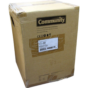 Community V2-8B Two-Way Full-Range Compact Loudspeaker System - Black