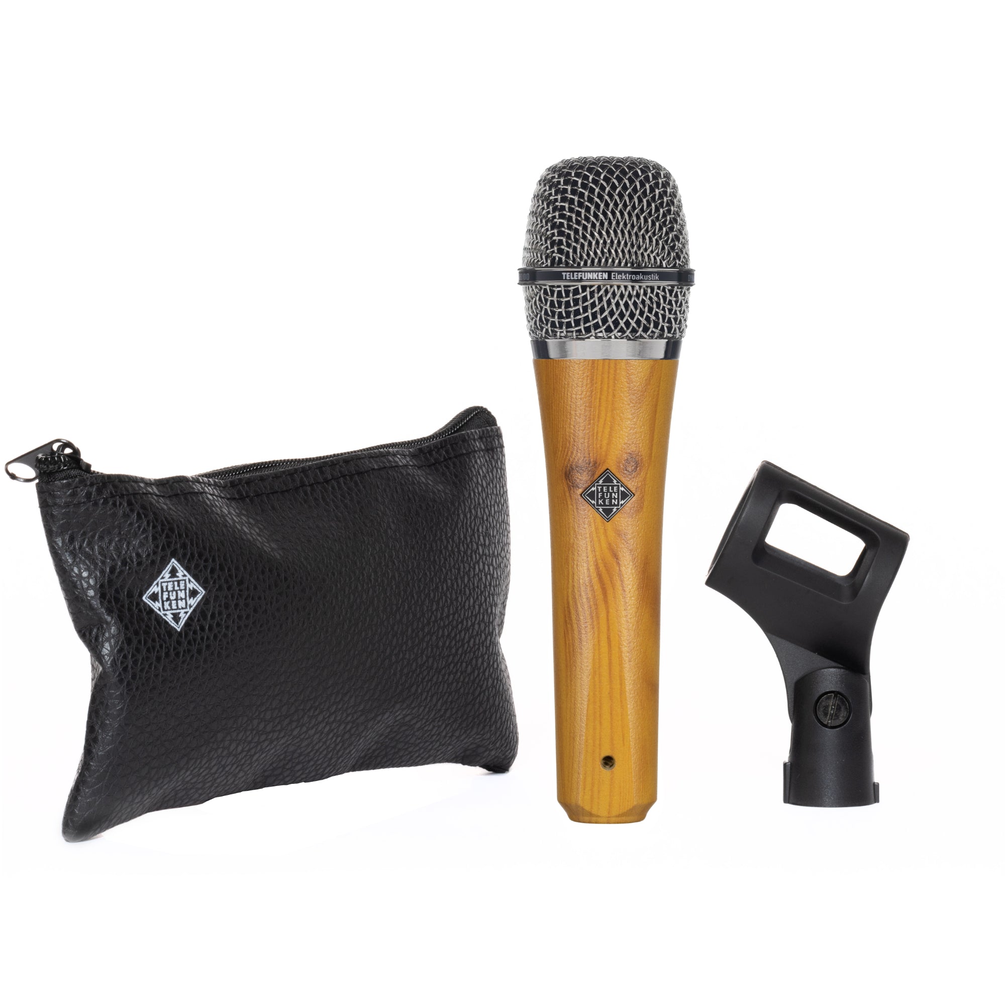 Telefunken M80 - Dynamic Handheld Vocal Microphone (Oak Body / Chrome Grill)