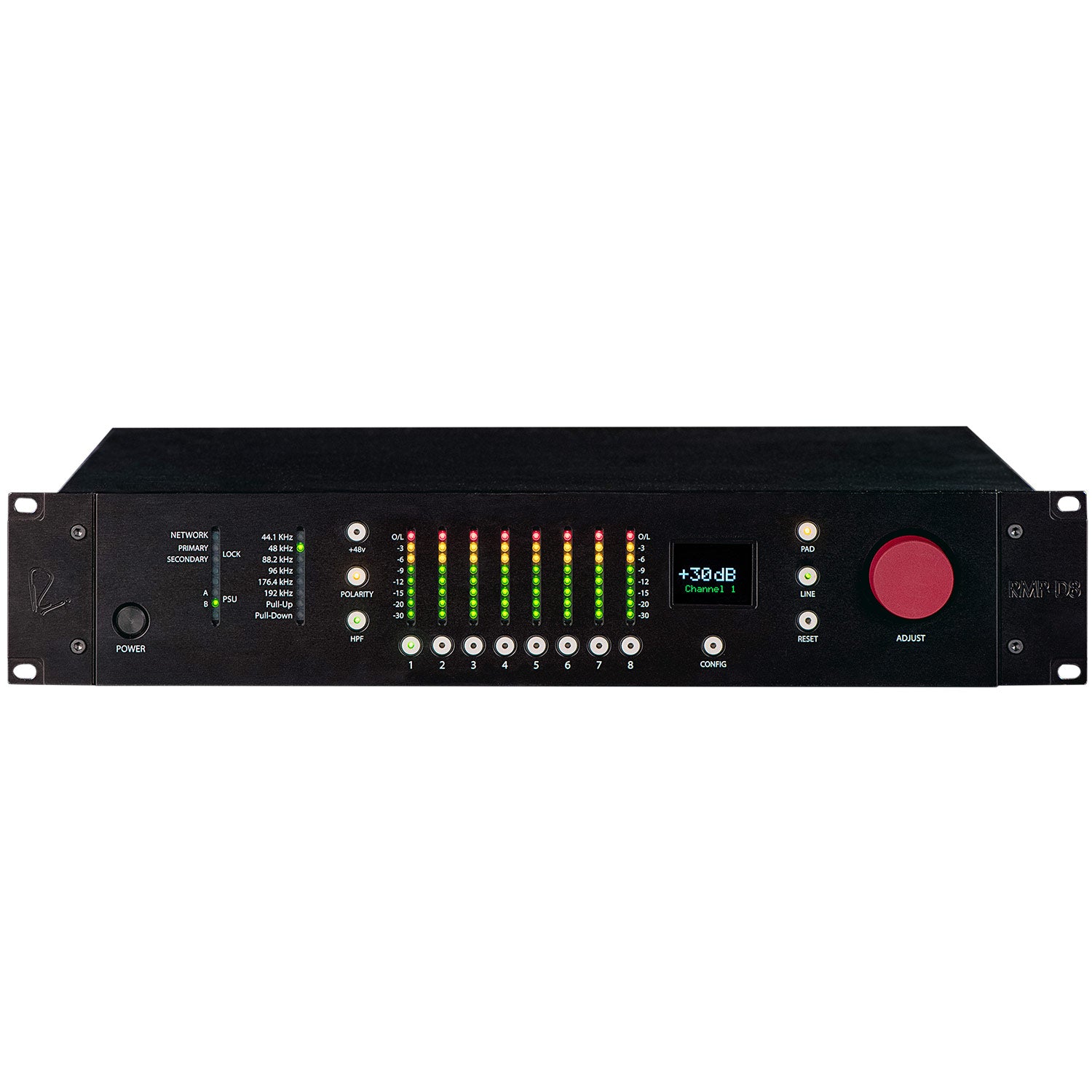 Rupert Neve Designs RMP-D8 Eight-Channel Dante Microphone Preamplifier