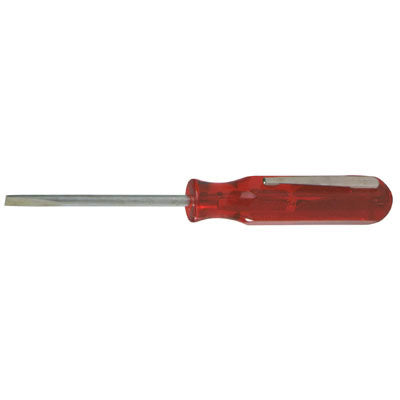 Xcelite R3322V - 3/32" X 2" Round Blade Pocket Clip Screwdriver - Red Handle