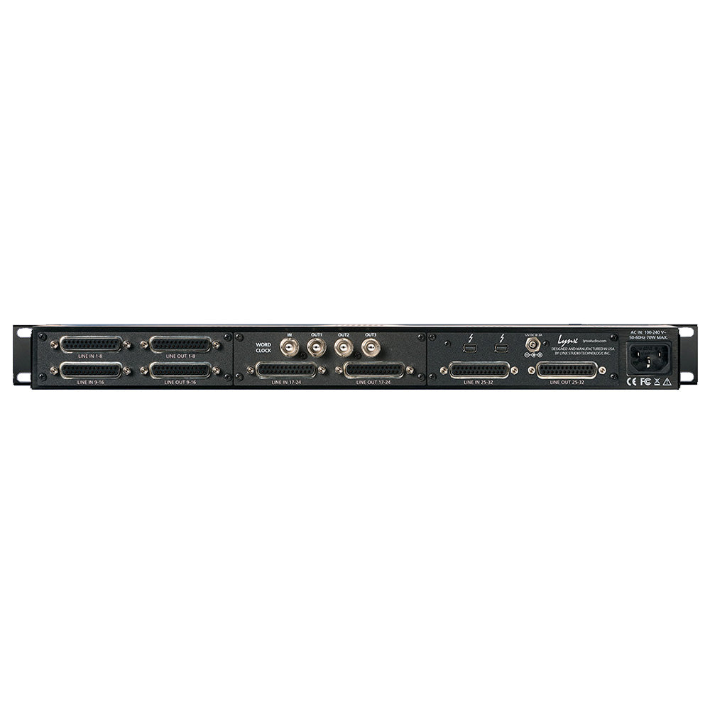 Lynx Aurora(n) 32 TB3 - 32-Channel DA/AD Converter with Thunderbolt 3 Option