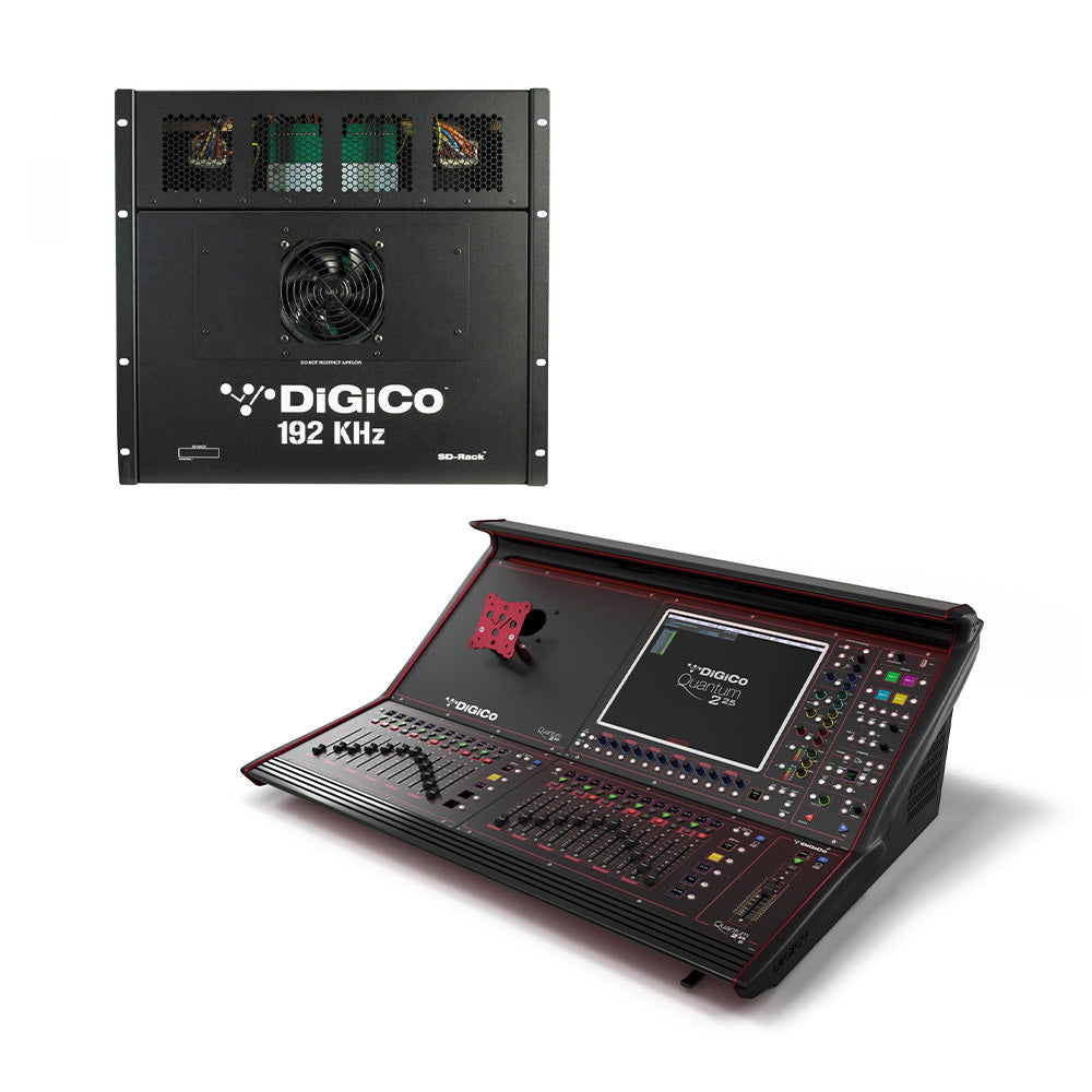 DiGiCo Quantum 225 Digital Mixer - SD Package with MADI / Multi-Mode HMA / SD Rack