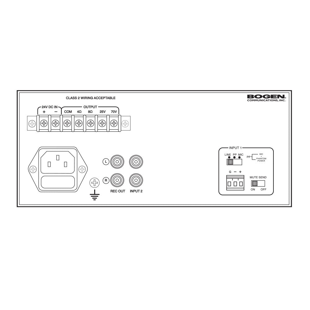 Bogen CC4021 40-Watt 2-Input Mixer Amplifier