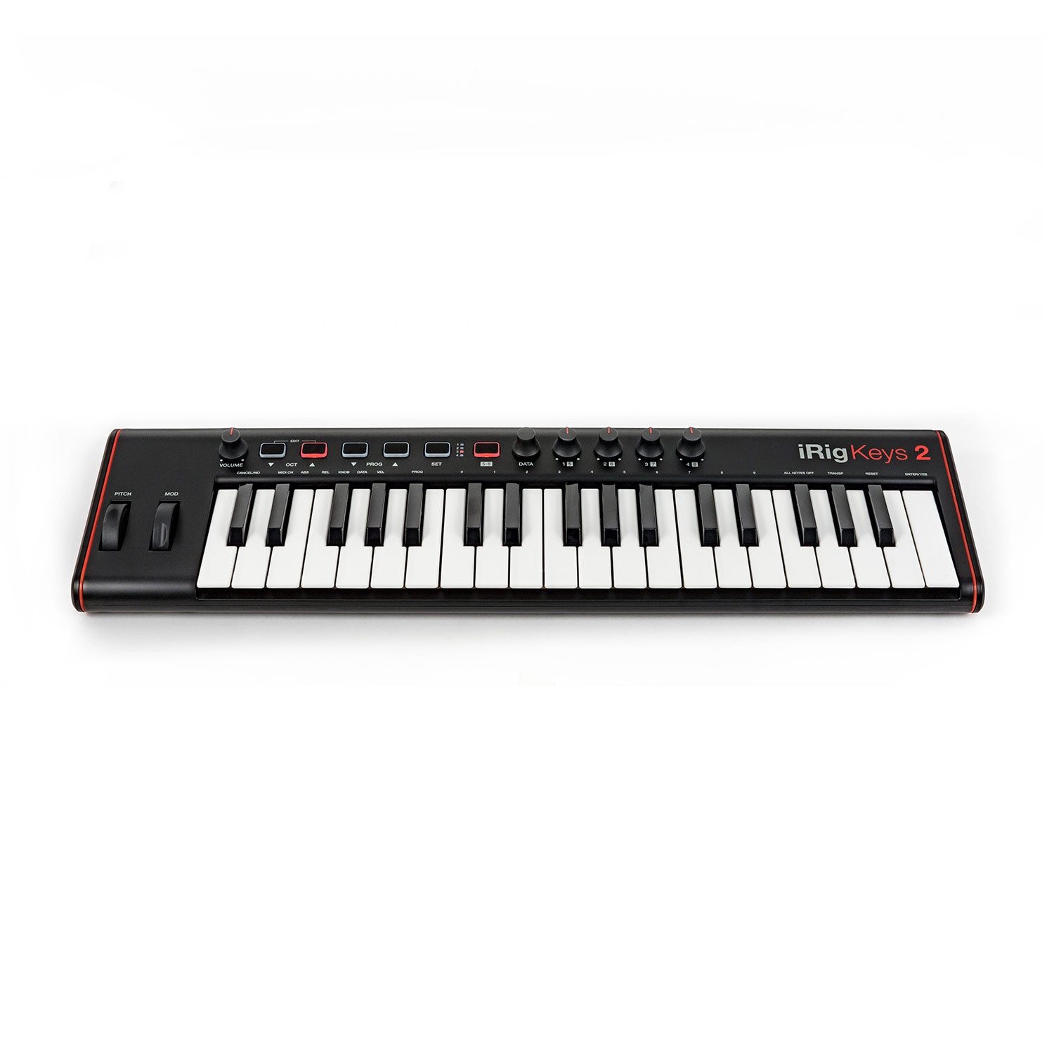 IK Multimedia iRig Keys 2 - Compact 37-Key MIDI Controller for iOS or Mac/PC