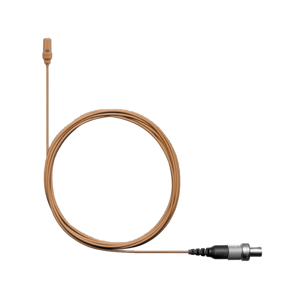 Shure UL4C/C-LM3-A - UniPlex Lavalier Microphone (Cocoa / 3-Pin Lemo)